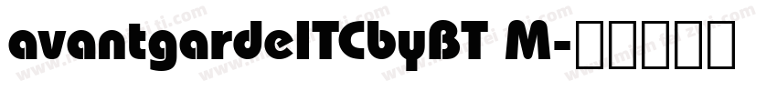 avantgardeITCbyBT M字体转换